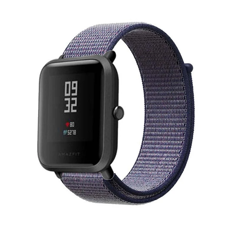 Ремешок из нейлона AMAZFEEL для часов Amazfit цветной нейлоновый ремешок наручных BIP PACE