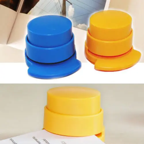 Практичный штапель без скоб степлер переплет бумаги скобы канцелярские