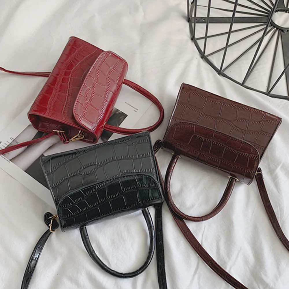 Женская сумка модная однотонная на застежке плечо через taschen женская bolsa masculina sac