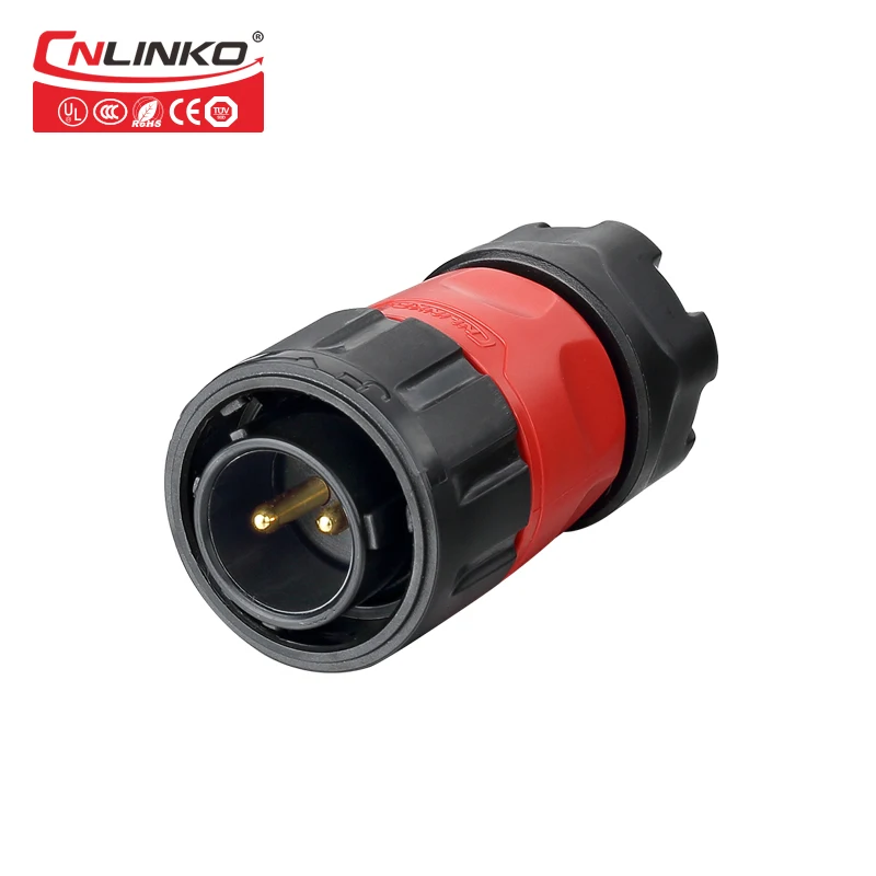 M20 PBT пластик 2Pin 20V IP67 разъем для монтажа на панель жгут проводов Женская