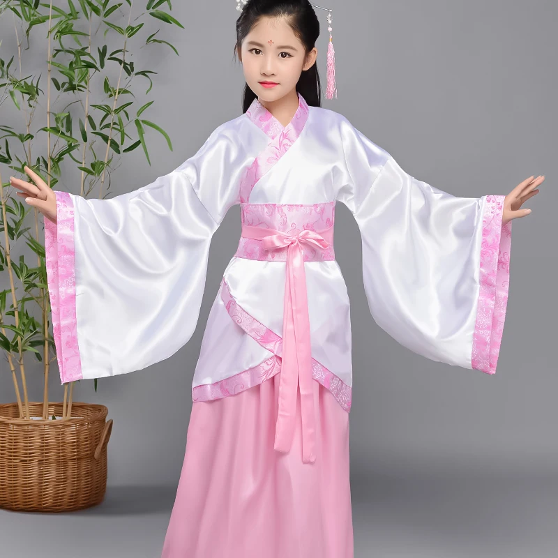 Hanfu/платье для детей Китайская древняя династия Хань принцесса наложница