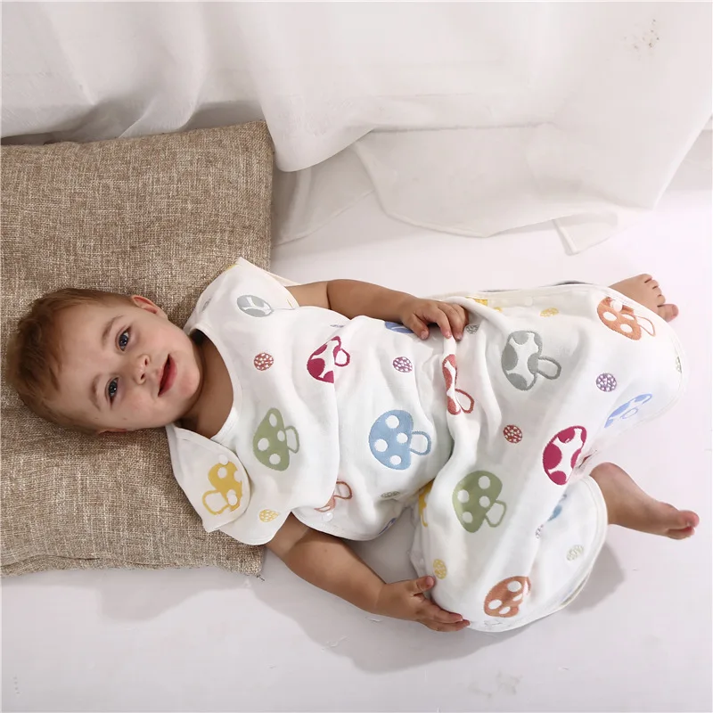 80*45 см BabySack хлопок Лето ребенок тонкий малыш спальный мешок Дети новорожденных Saco