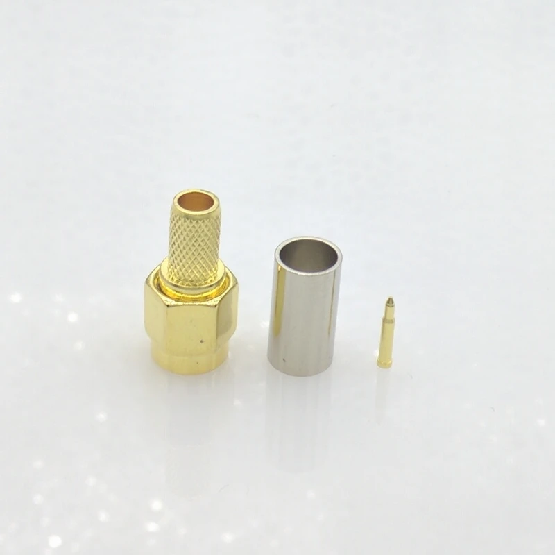 SMA разъем SMA штекер RG58 LMR195 RG-400 RG-142 50-3 кабель RF SMA разъем 10 шт./лот