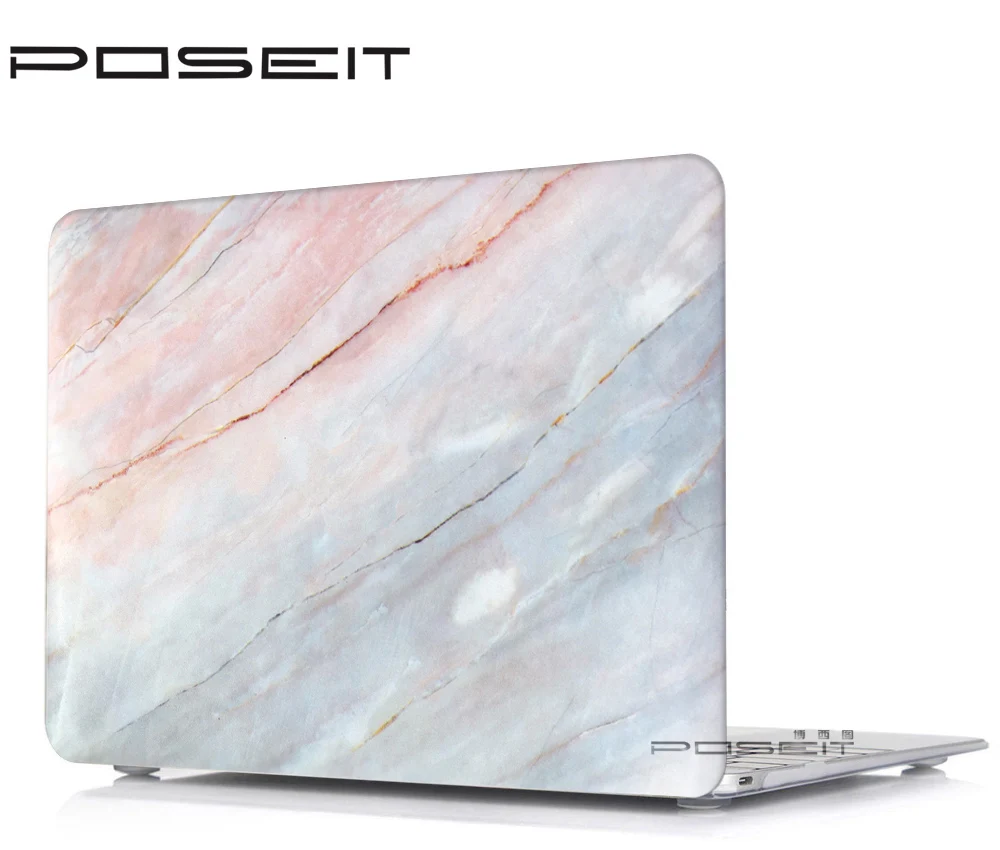 Новый жесткий чехол с цветным мраморным узором для Apple Macbook White 13 дюймов A1342 MC207/MC516