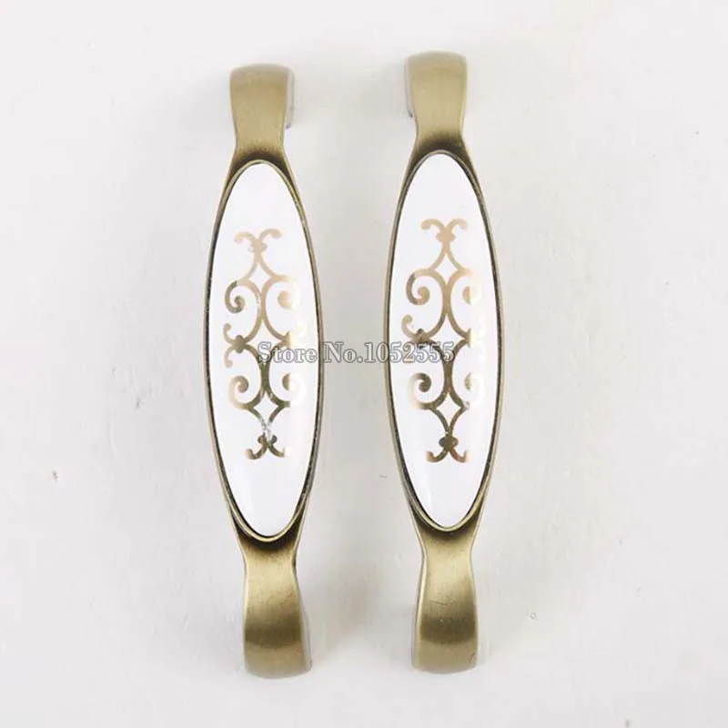 10 шт. керамические ручки для мебели в европейском стиле|handles and knobs|furniture handledresser