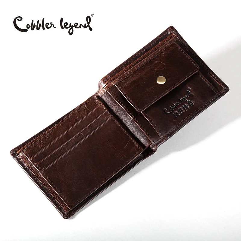 Cobbler Legend известный бренд мужские кошельки из натуральной кожи мужской кошелек