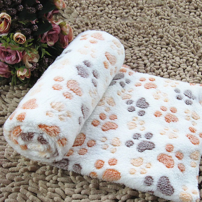 Одеяло для собак зимнее теплое складное одеяло питомцев Коралловое флисовое