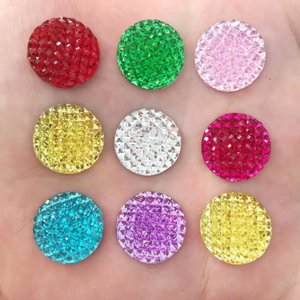 20 шт. круглые Кабошоны с плоским основанием 16 мм|rhinestones flatback|flatback rhinestonesdecor clothing |