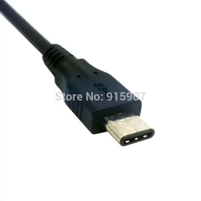 CY Черный цвет USB C 3 1 Тип разъем к Стандартный B Мужской кабель для передачи данных