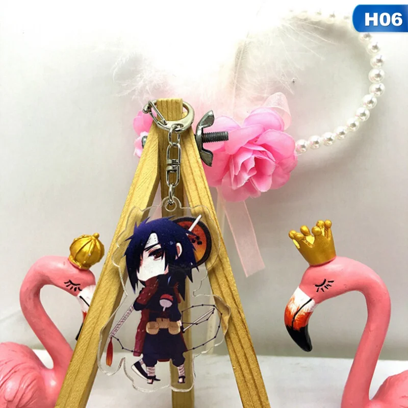 Брелок с символикой Наруто 8 видов стилей Sasuke Minato брелок Горячая Распродажа аниме брелок - Цвет: 6