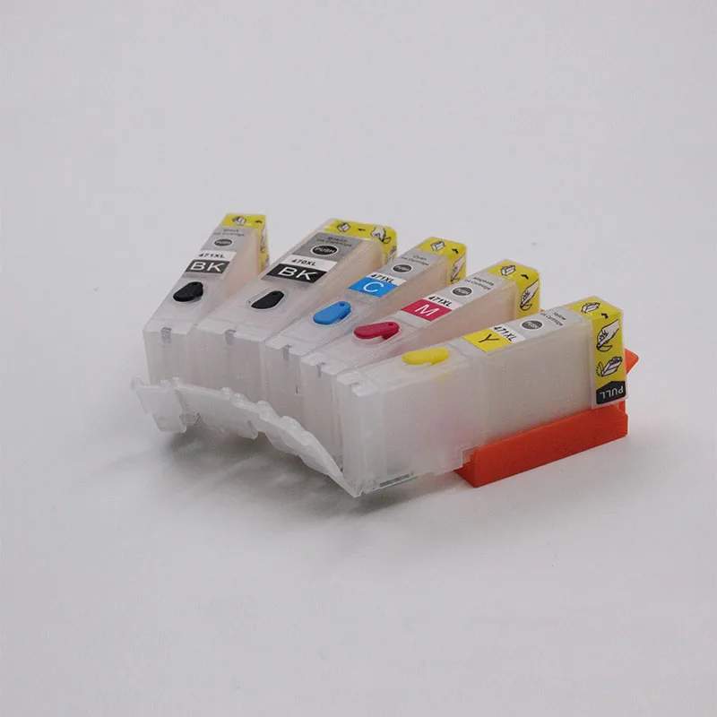 5PK PGI470 CLI471 Empty Refillable Ink Cartridge for Canon MG5740 MG6840 TS5040 printer PGI-470 CLI-471 | Компьютеры и офис