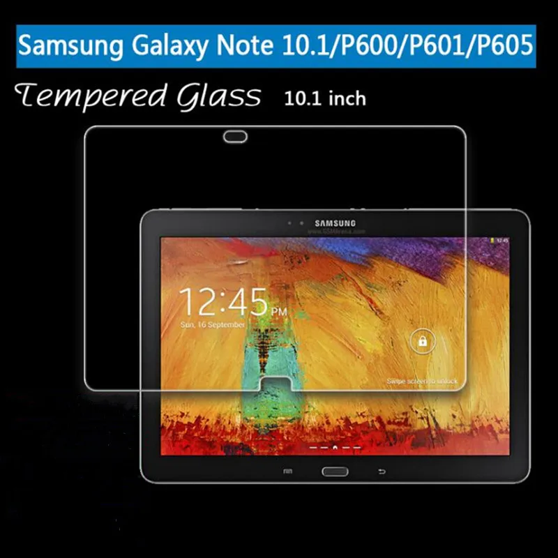 Tempered Glass For Samsung Galaxy Note 10.1 2014 SM-P601 P601 P600 P605 2012 GT-N8000 N8000 N8010 Tablet Screen Protector Film