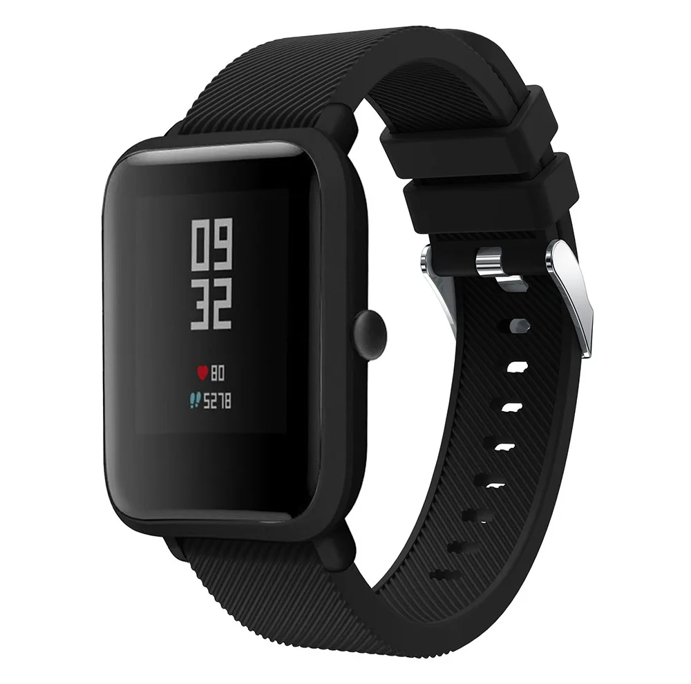 20 мм ремешок для часов Xiaomi Huami Amaizfit youth Bip умный силиконовый сменный ремешок для Xiaomi Huami Amaizfit youth Bip полосы
