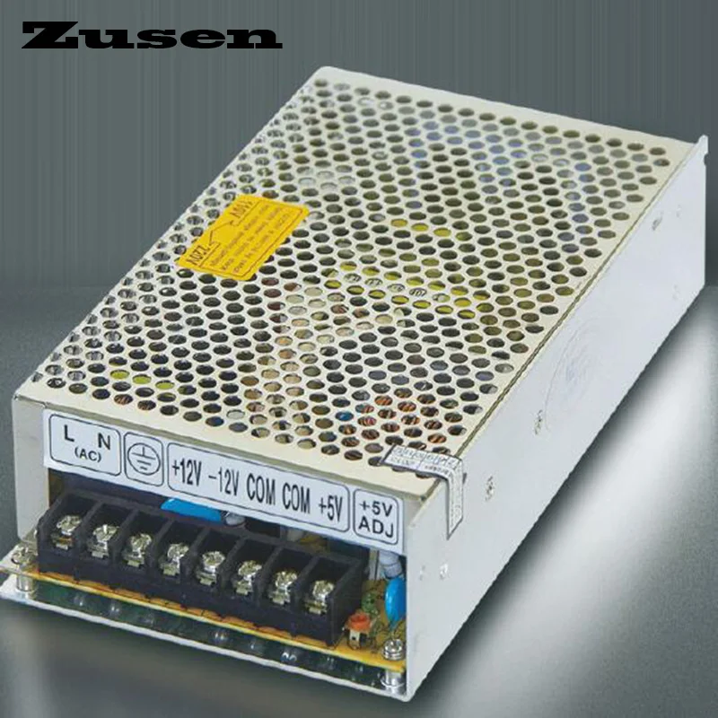 

Zusen 100W T-100-B T тройной выключатель питания Выход 5V 12V -12V