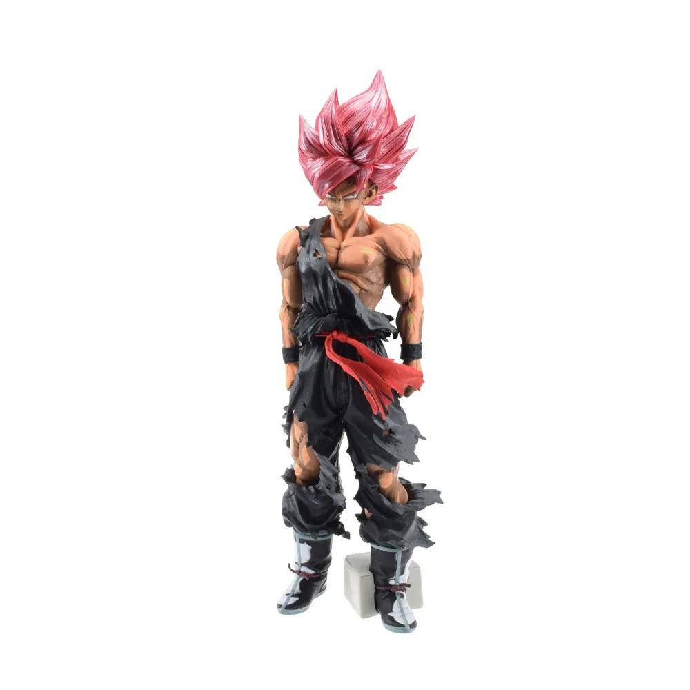 34 см Big Dragon Ball Z Супер из мультфильма MSP супер сайян сын Гоку черный Вегета ПВХ