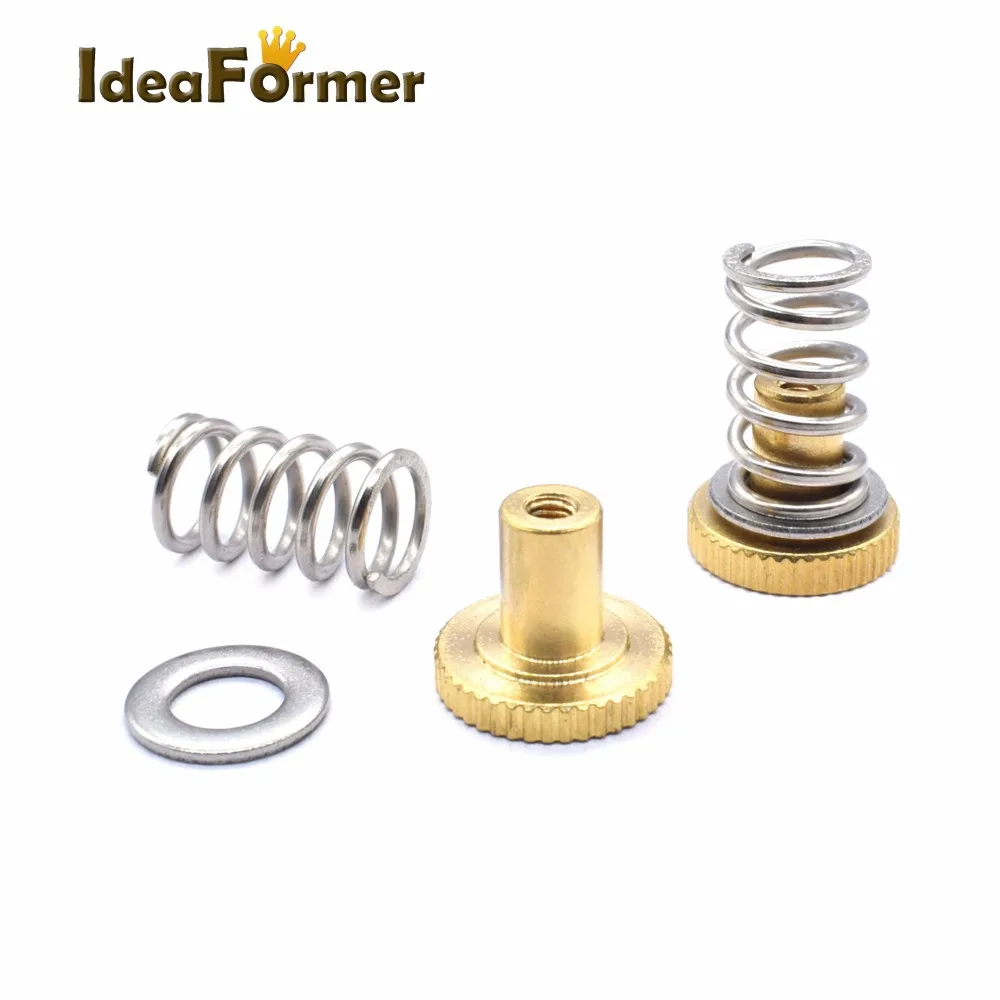 Запчасти для 3D-принтера IdeaFormer UM2 ULTIMAKER 2 регулировочных гайки + пружины плоские