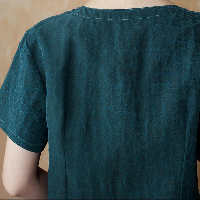 

New Blue Women 100% Silk Silkworm Shirt Blouse Blusa Chinese Traditional Women Buttercup Silk Shirt Tops Mujer Camisa TYR10009