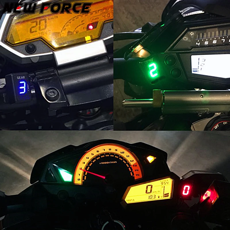 Цифровой индикатор уровня передачи для мотоцикла измеритель шестерни Kawasaki ER6N NINJA