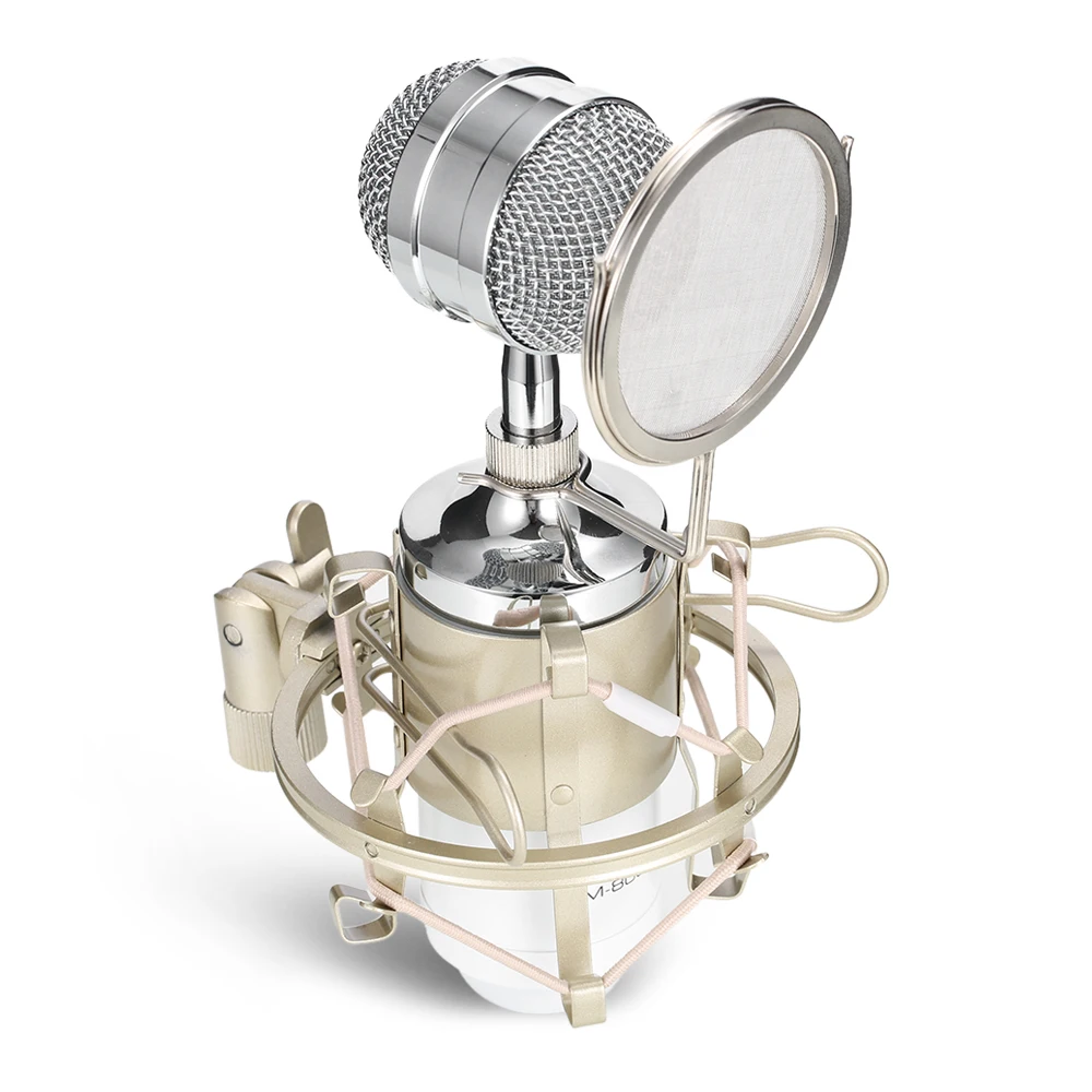 Leihao BM-8000 профессиональный звук Studio Запись конденсаторный микрофон | Электроника