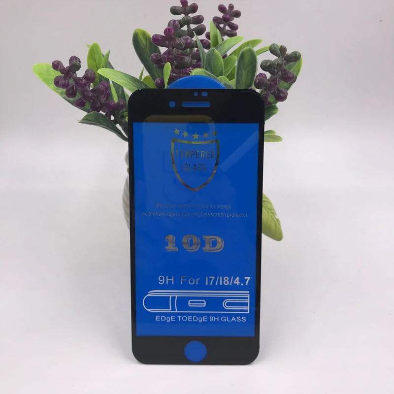 10D ультра HD жесткая пленка из закаленного стекла для iPhone 6 6s 7 8Plus X полное покрытие гладкая пленка для iPhone XS Max XR XS пленка для переднего экрана