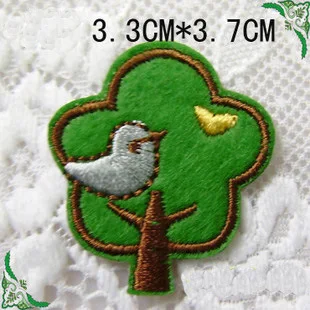 Клейкие Мультяшные термоклейкие нашивки для одежды аппликация в виде домика на