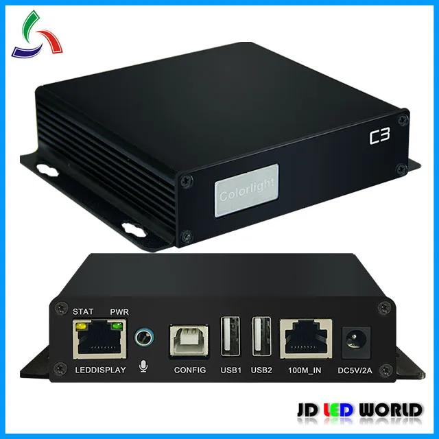 Цветной свет C3 плеер асинхронный полный цвет видео led scren Отправитель коробка