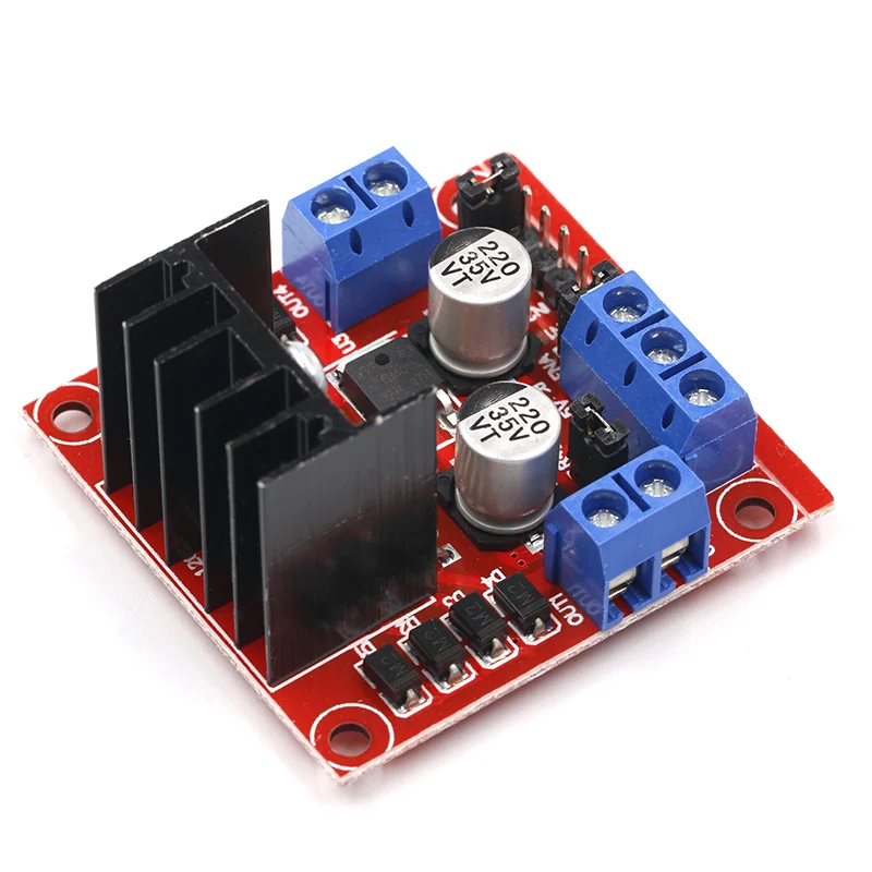 10 шт. L298N плата драйвера двигателя Модуль L298 для arduino шаговый двигатель умный