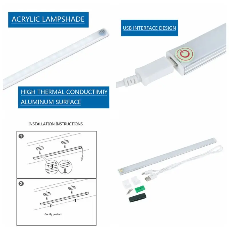 Домашний мини светильник с сенсорным управлением светодиодный аварийный
