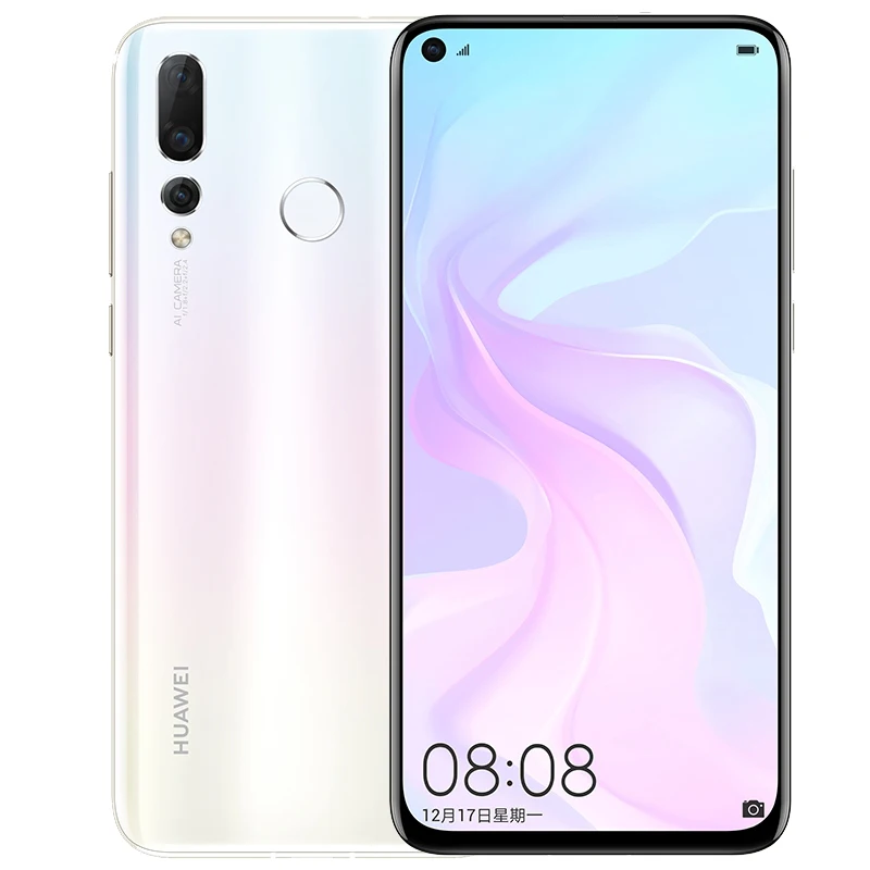Huawei nova 4 nova4 6 дюйма 3 задняя камера мобильный телефон Kirin970 Octa Core face ID Android 9 0