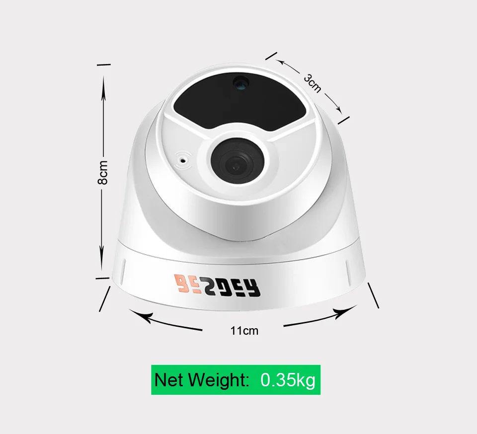 Besder аудио Беспроводная ip-камера FULL HD 1080P 960P 720P широкий угол 2,8 мм Внутренняя купольная видеокамера IP ONVIF RTSP Обнаружение движения