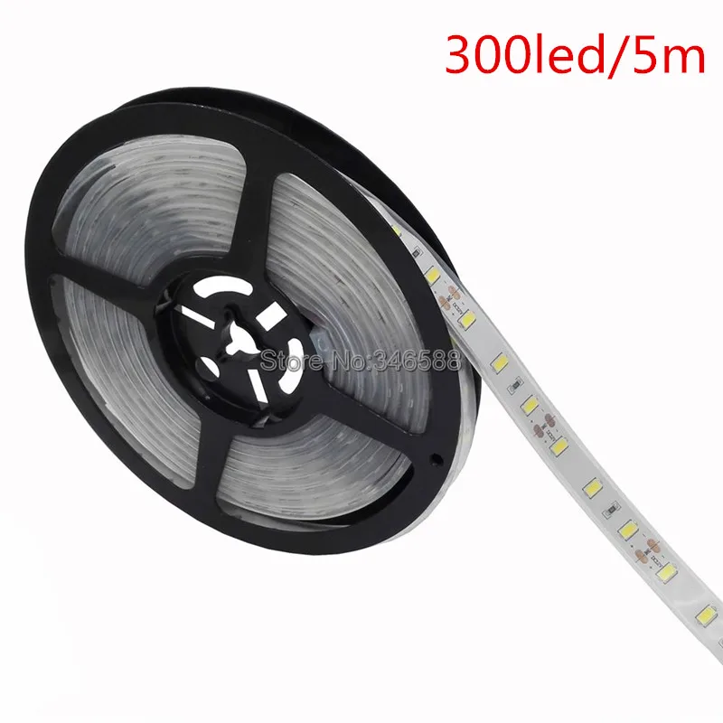 Светодиодные полосы SMD5630 5730 водонепроницаемый ip65 DC 12 v 300led 5 м белый теплый белый красный цвет зеленый, синий 6500 K супер яркий свет полосы