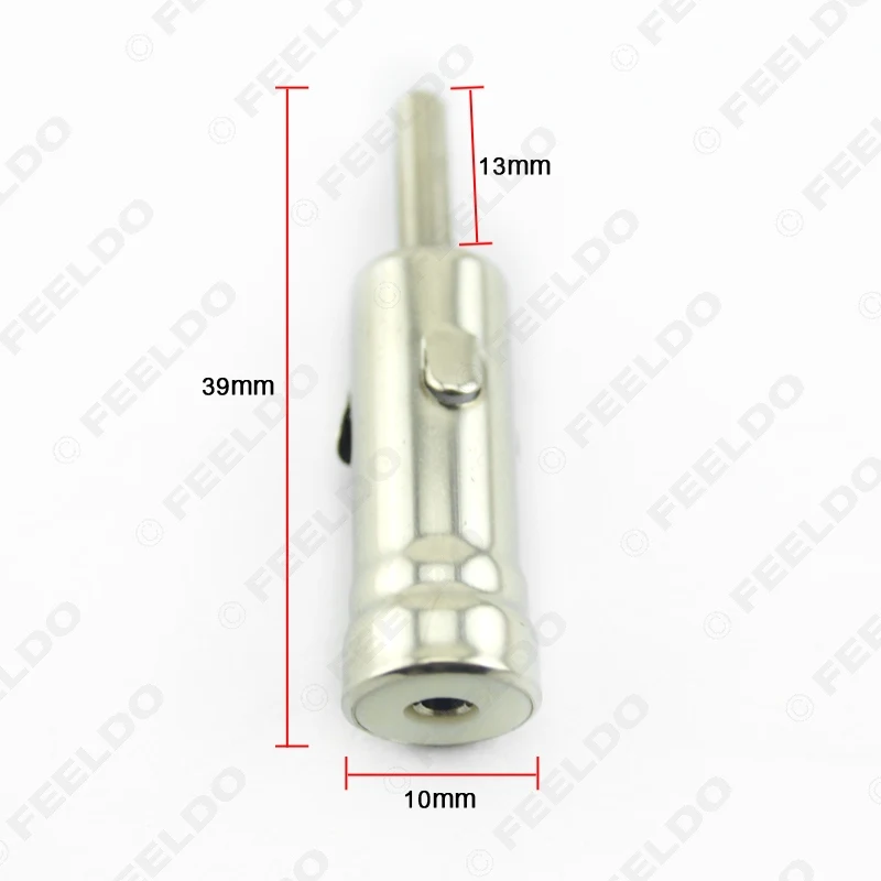 FEELDO 20Pcs Car AM/FM Radio Male ISO Plug to Din Aerial Antenna Adapter Connectors#1496 |