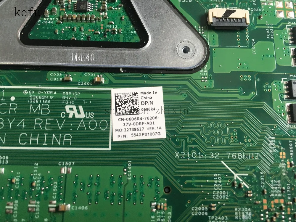 Материнская плата KEFU для ноутбука dell inspiron 14 3421 5421 DDR3 PGA989 0606R4 с