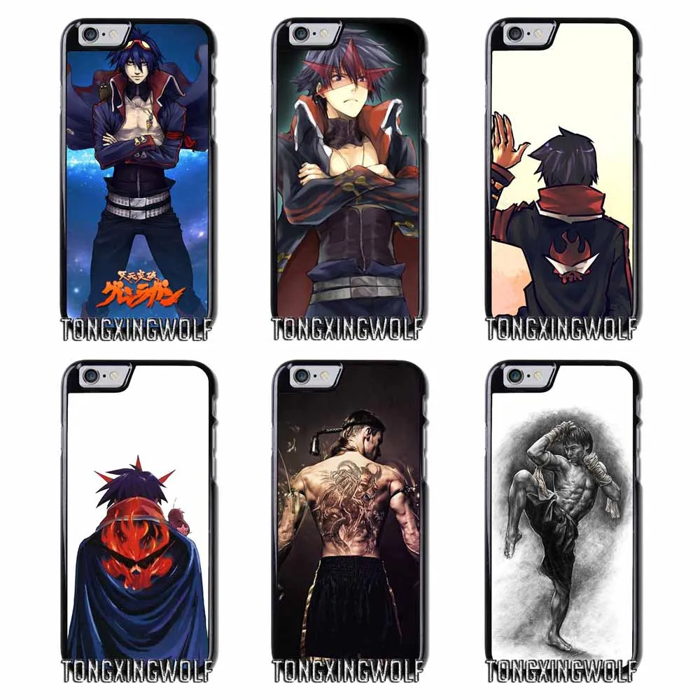 Tengen Toppa Gurren Lagann чехол для iPhone 4s 5s SE 6S 7 8 9 плюс XR XS Max Samsung Note S4 S5 S6 S7 S8 S9 edge Mini |