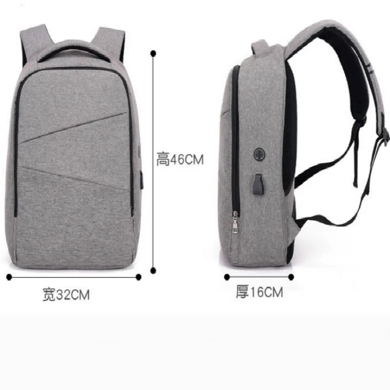 Многофункциональный мужской рюкзак USB зарядка анти вор для ноутбука Mochila