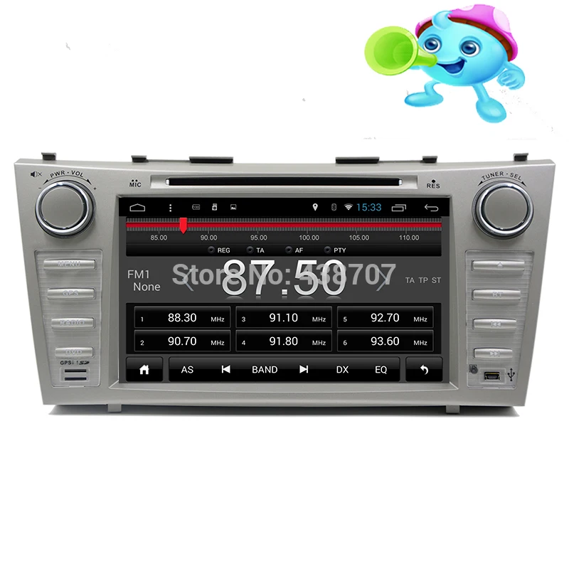 1024*600 двойной 2 Din четырехъядерный 8 "Android 1 автомобильный DVD GPS навигация для Tosyota