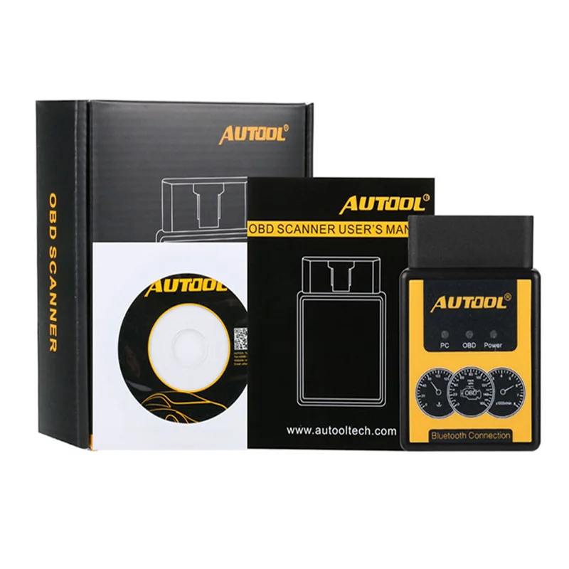 AUTOOL Super mini ELM327 v2.1 V1.5 с PIC18F25K80 чип для считывания кодов сканирующий инструмент Bluetooth