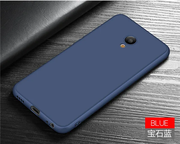 navy Яркий мягкий матовый чехол для meizu M6S M6 Note M5S M5 Note meizu MX6 Pro 6 7 Plus Global Full Body Cover силиконовый чехол Funda Capa - Цвет: navy
