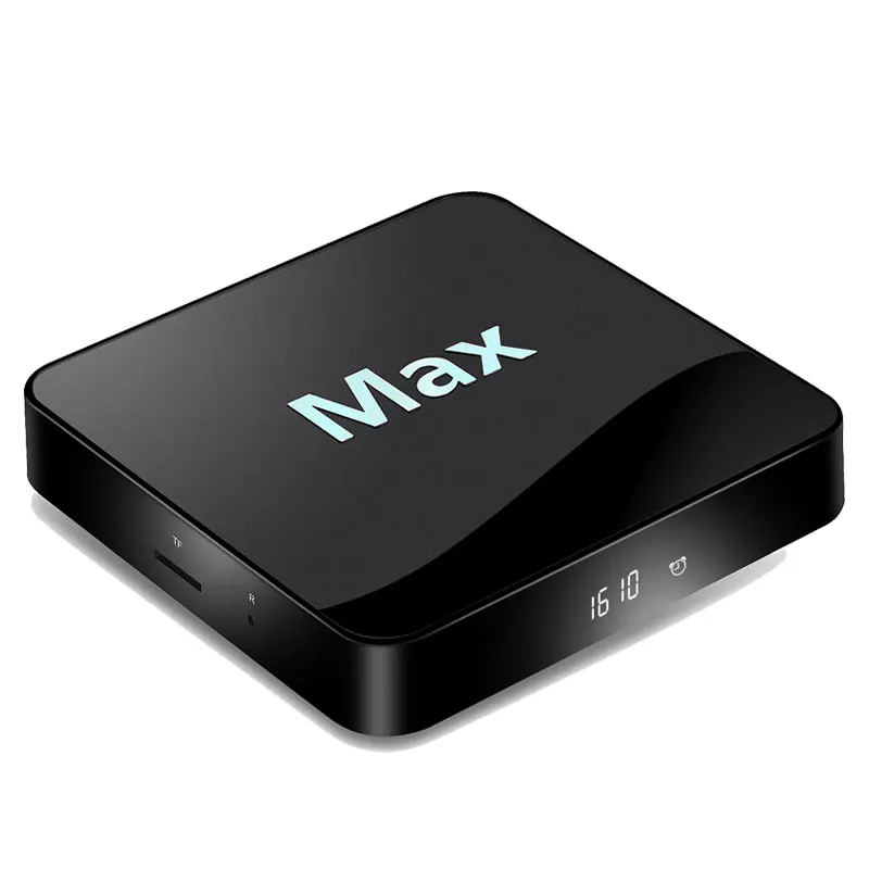 T96 max Android tv Box 9 0 пирог 2 ГБ 16 4 32 4k четырехъядерный S905X2 смарт приставка Встроенный