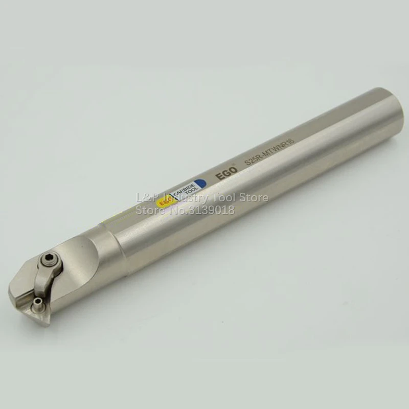 New EGO Anti-vibration 60° S20Q-MTWNR16 Diameter 20mm Length 180mm Internal Turning Tool Holder Cnc Accessories Lathe Parts