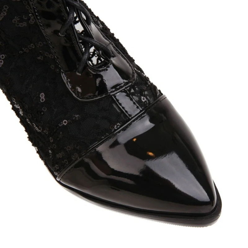 Женские ботинки с кружевом ASILETO летние дышащие высокие цветочным узором большого