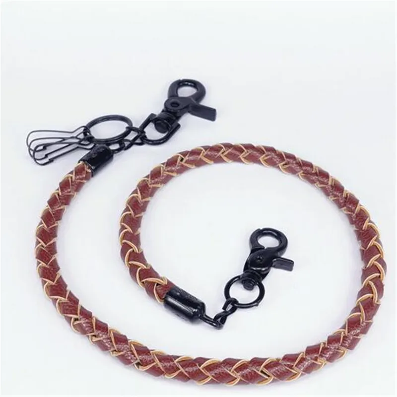 63 см Длинный кошелек в стиле панк рок пояс с цепочкой брюки брелки Кожаный