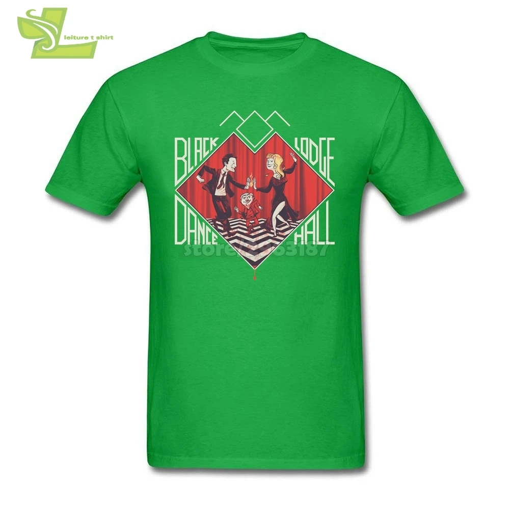 Black Lodge Dance Hall Twin Peaks Men White t shirts Man Round Collar Short Sleeve Tees Shirt Hot Sale T Vintage | Мужская одежда