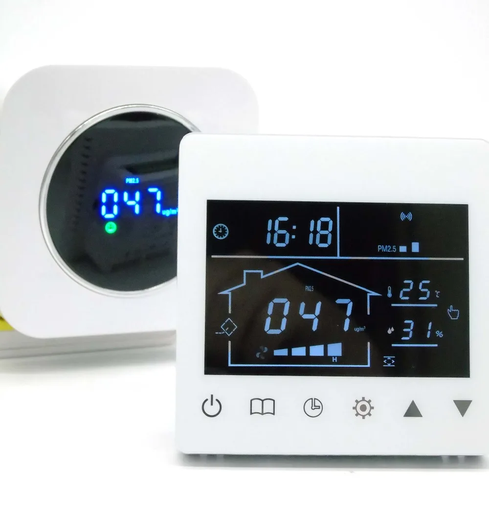 Pm2.5 детектор качества воздуха лазерный датчик управления с трехскоростным