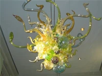 european style wedding decoration hand blown glass chandelier