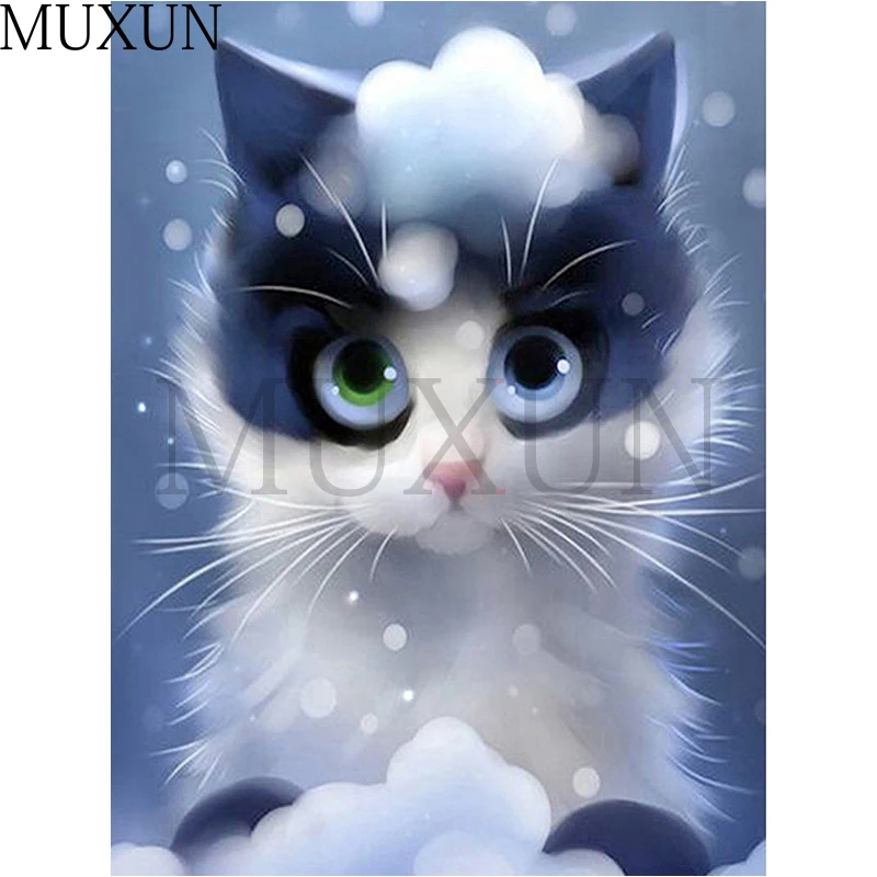 Мозаика Muxun новинка 2019 алмазная вышивка животные фото 5d картина кошка Новое