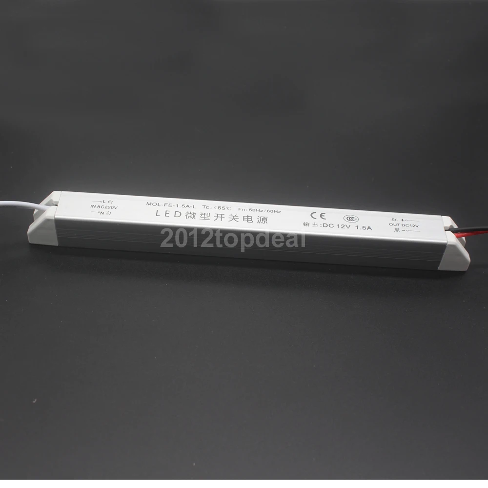 Высококачественный источник питания DC 12 V 1A 2A 3A 4A 5A светодиодный трансформатор