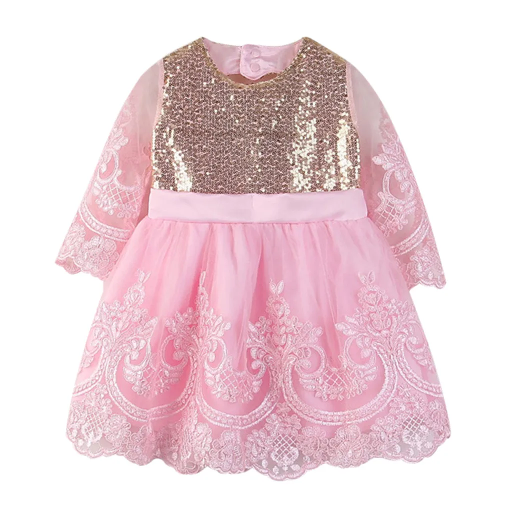 ARLONEET принцесса Drees Весна Лето Новые платья однотонные блестки полурукава для