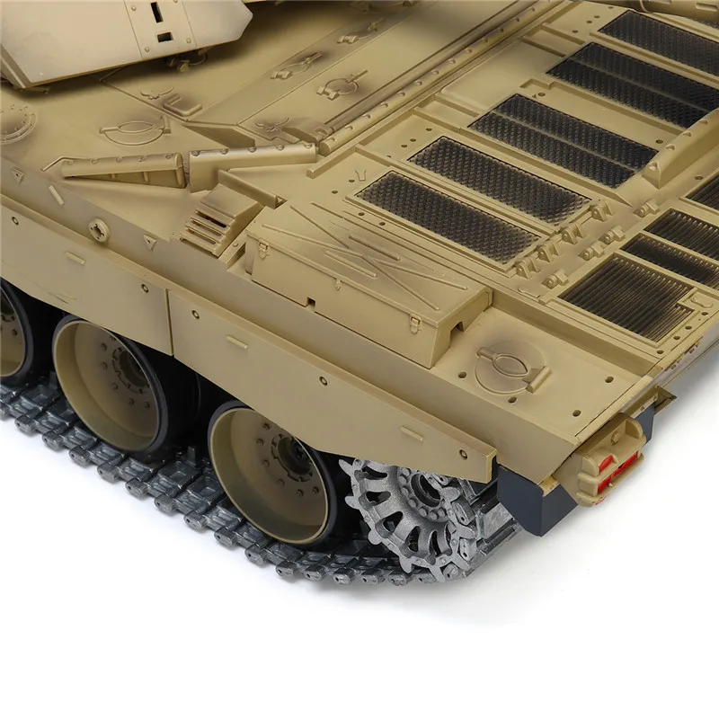 1/16 2,4G smoke British Challenger II can launch cannonball RC battle tank, полностью Металлическая Экипировка, уличная детская игрушка, Подарочный цвет