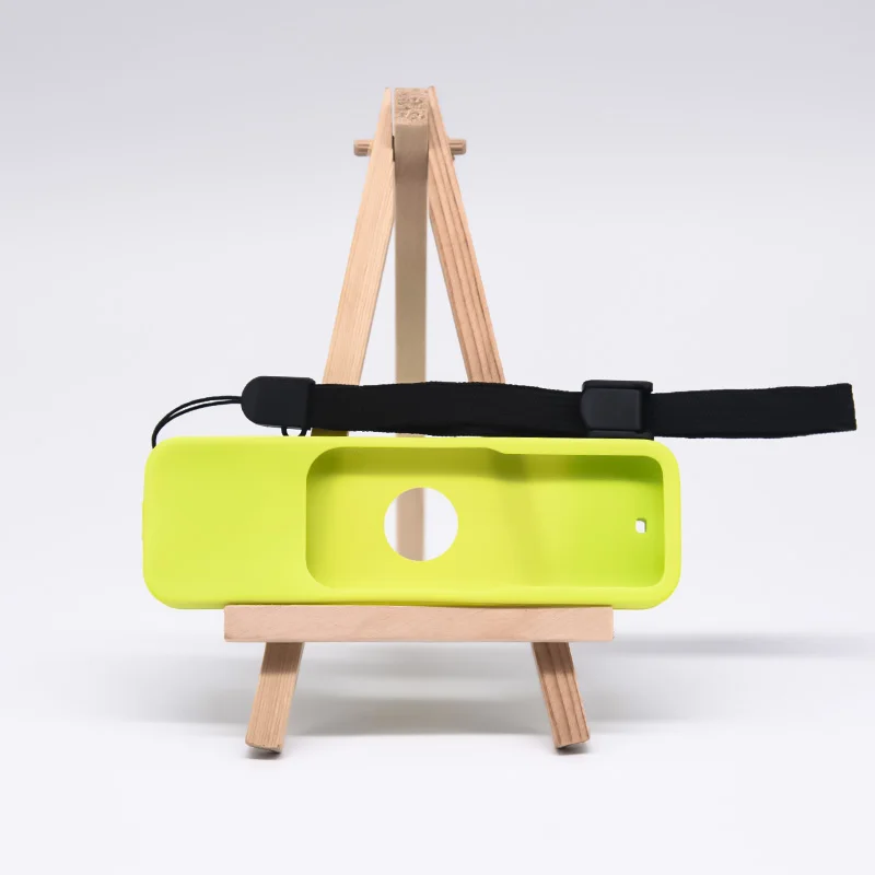 green include strap Высококачественный Apple TV4 пульт дистанционного управления 4-й Защитный чехол силиконовый ударопрочный пылезащитный чехол водонепроницаемый - Цвет: green include strap
